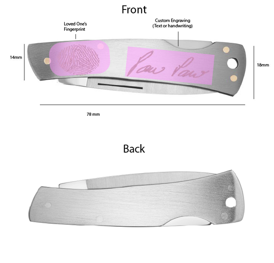 Personalized Case Executive Lockback Stainless Pocket Knife